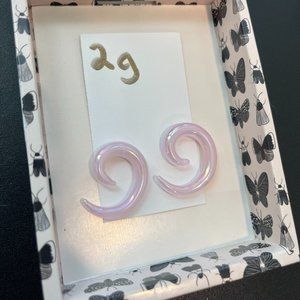 Gauges Plugs spiral pink iridescent 2g, $10 when bundled